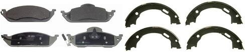 2x Disc Brake Pads Front Rear Discs Brake Pads Kit Parking Brake Shoe For Mercedes-Benz ML320 1998 For Mercedes-Benz ML320 For Mercedes-Benz ML430 1999 For Mercedes-Benz ML320 2000 in Saudi Arabia