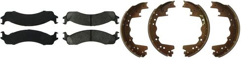 2x Disc Brake Pads Front Rear Discs Brake Pads Kit Drum Brake Shoe For E-250 Econoline 1995 For E-250 Econoline 1996 For E-250 Econoline For F-250 HD 1997 For E-250 Econoline 1998 in Saudi Arabia
