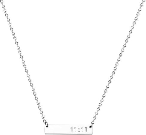111 Angel Number Necklace Make A Wish Jewlery Numerology Jewelry in Kuwait