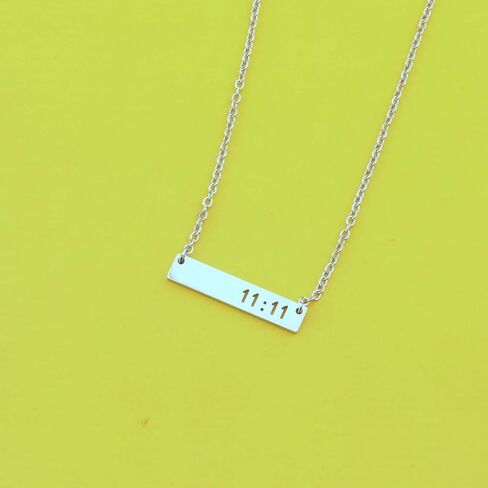 111 Angel Number Necklace Make A Wish Jewlery Numerology Jewelry in Kuwait