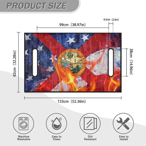 Golf Cart Seat Cover Portable Club Car Seat Towel Universal Fit 2-Seat Golf Cart in Kuwait