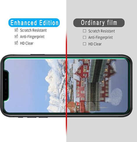 Slanku [3 Pack] Privacy Screen Protector for iPhone 11 Pro Max, XS Max Tempered Glass Film, Anti-Spy, Full Coverage, Case Friendly in Saudi Arabia