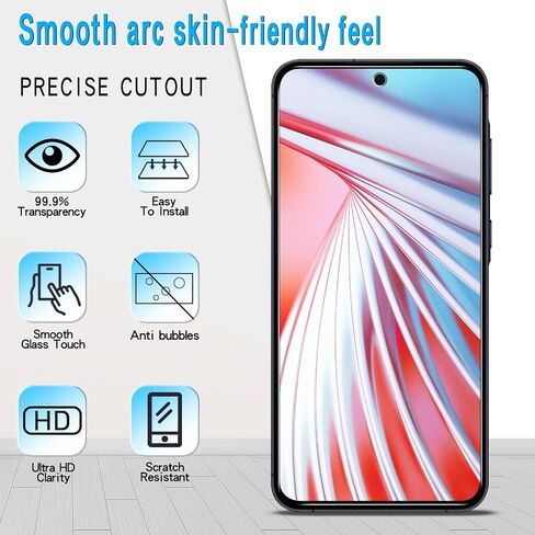 Slanku [3 Pack] Privacy Screen Protector for Samsung Galaxy A35 5G/ Samsung Galaxy A55 5G Tempered Glass Film, Anti-Spy, Easy to install, 9H Hardness in Kuwait