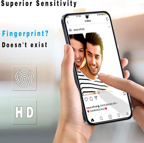 Slanku [3 Pack] Privacy Screen Protector for Samsung Galaxy A35 5G/ Samsung Galaxy A55 5G Tempered Glass Film, Anti-Spy, Easy to install, 9H Hardness in Kuwait