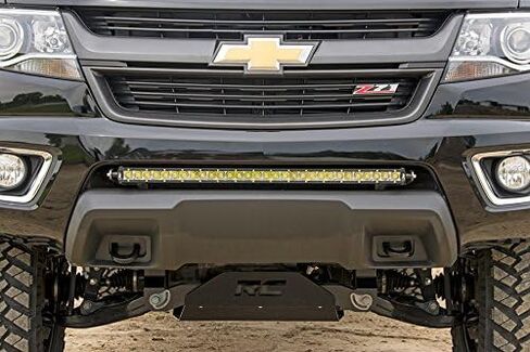دعامة مصد شريط إضاءة LED مقاس 30 بوصة من Rough Country لسيارة Chevy Colorado & GMC Canyon 2WD/4WD (2015-2022) - زوج in Saudi Arabia