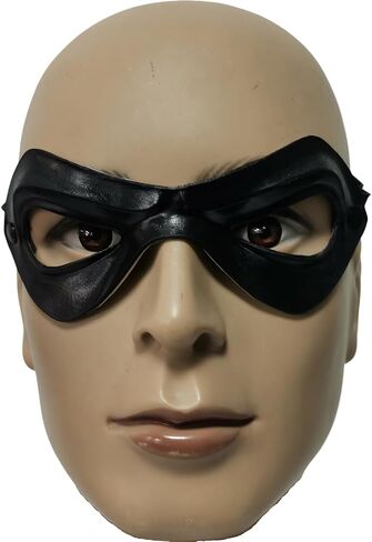 Black latex eye mask, robber mask props, superhero masks, Halloween cosplay costume mask props, Adult in Saudi Arabia