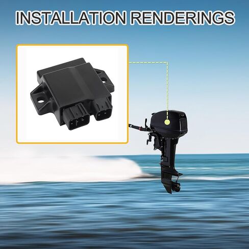 وحدة لفائف GOOFIT CDI Assy 3AA-06060-0 3AA-06060-0M CU7256 لاستبدال المحرك الخارجي 4 السكتة الدماغية 8HP 9.9HP in Saudi Arabia