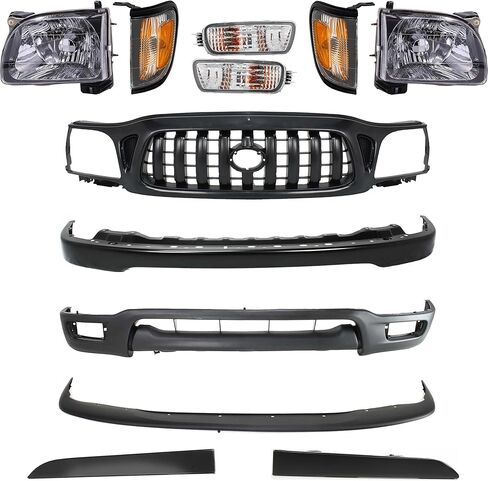 طقم ممتص الصدمات Garage-Pro لسيارة Toyota Tacoma Base DLX 2001-2004 Front 4WD، طلاء يناسب الفولاذ، ملحقات Toyota Tacoma in Saudi Arabia