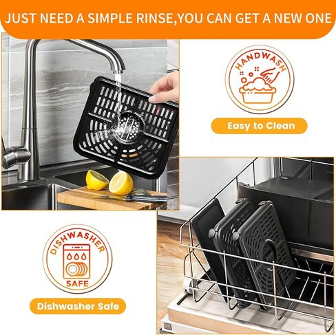 Air Fryer Grill Pan for Ninja Foodi AD350CO DZ401 DZ550 10 Quart DZ071 7 Quart 6 in 1 FlexBasket Air Fryer, Replacement Air Fryer Crisper Plate Grill Plate Tray Accessories, Dishwasher Safe in Saudi Arabia