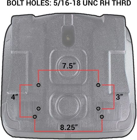 Two E-VG12160 (2pcs) Black Seats for John Deere Gator w/Drain Hole (M-Gator, E, Turf, TX 4X2, TH Turf, XUV550, 4X4 HPX, 4X2 Trail, 6X4 Trail ++) in Saudi Arabia