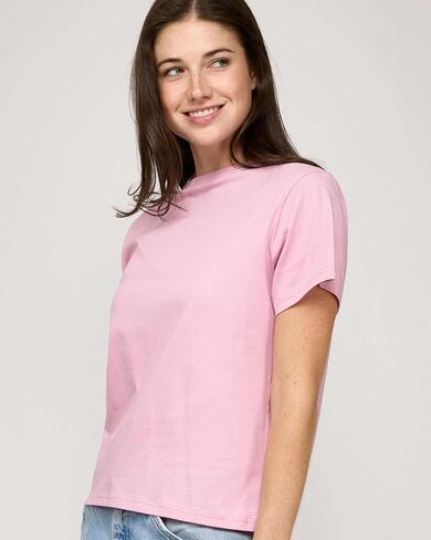 Real Essentials 5 Pack: Women’s 100% Cotton Relaxed Fit Short Sleeve T-Shirts Fashion Trendy Tees (Available in Plus Size) in Saudi Arabia