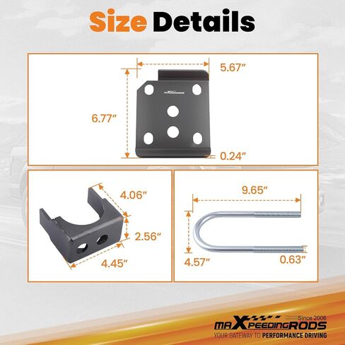 maXpeedingrods 6" Rear Axle Drop Flip Kit for Ford F150 2004-2020 2WD 4WD, Lowering Kit in Saudi Arabia