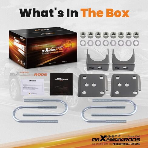 maXpeedingrods 6" Rear Axle Drop Flip Kit for Ford F150 2004-2020 2WD 4WD, Lowering Kit in Saudi Arabia