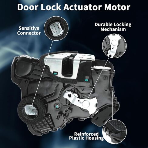 Door Lock Actuator Motor Front Left Driver Side For Toyota 4Runner Camry Highlander Land Cruiser RAV4 Sequoia Tundra Lexus ES350 GS350 LS460 RX450h Scion iQ tC xB xD OE 69040-0C050 69040-06180 931-401 in Saudi Arabia