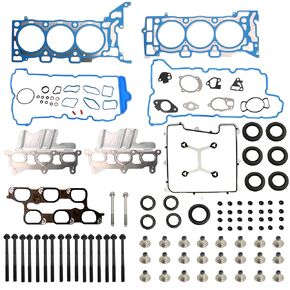 Head Gasket Set with Bolts 09-16 fits for Buick Enclave, fits for Chevy Traverse, fits for GMC Arcadia, fits for Saturn Outlook 3.6L V6 DOHC 24v # MA-9761294990, HS26376PT-5, ES72274