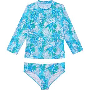 Lilly Pulitzer Girls' Bobby Rashguard Set UPF 50 (Toddler/Little Big Kids)