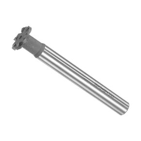 T-Slot Milling Cutters, 6 Flutes 0.8" Cutting Dia 0.12" Depth, Straight Tungsten Carbide Tip T-Slot End Mill - (Applications: for Copper Milling)