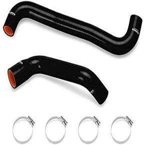 Mishimoto MMHOSE-VET-05BK Silicone Radiator Hose Kit Compatible With Chevrolet C6 Corvette Z06 2005-2013 Black