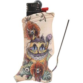 Toker Poker - Bic Lighter Case Multi Tool, Alice Collection - Red Queen, All Inclusive Tool for Camping and Other
