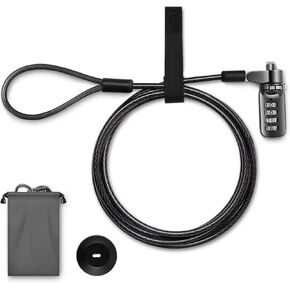 Laptop Cable Lock Laptop Security Locks Anti Theft 3 Keys 6.5 Ft Lomputer Lock Compatible for Laptops, iMac,Outdoor TV Mac Mini to Other Devices Longer Cable Stronger Lock Head in Kuwait