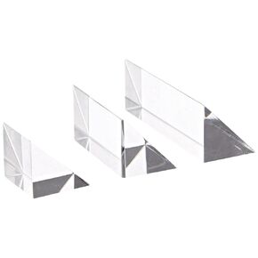 United Scientific PAR123 Clear Acrylic Right-Angles Prism Set