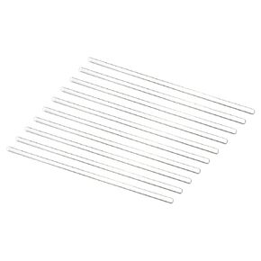 MECCANIXITY 3.3 Borosilicate Glass Stick 5.91" Length 8mm Dia Stir Rod Mixing Tools with Both Ends Round for Lab Kitchen Science 10Pcs
