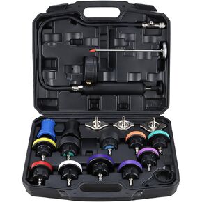 18 قطعة مضخة ضغط المبرد نظام التبريد اختبار تسرب السيارة كاشف أداة خزان المياه محول السيارات المبرد فراغ تطهير رئيس طوقا in Kuwait