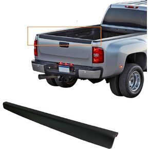 Rear Tailgate Molding Cap Spoiler Replacement Compatible with Chevrolet Silverado GMC Sierra 2500 HD 3500 HD 2007-2014 Tail Gate Protector 25808206 17802389 GM1904105