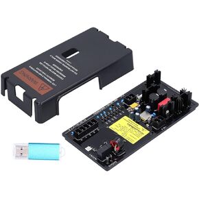 Eujgoov AVR BE2000E Digital Voltage Regulator Automatic Voltage Regulator for Generator AC 120‑600V 350VA Voltage Stabilization Board