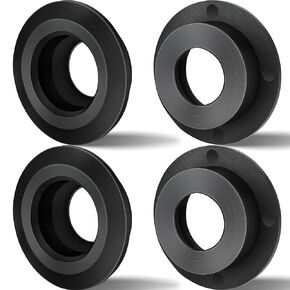 1'' Flexible Tank Adapter Black Compression Bulkhead Fittings for PVC Hard Pipe
