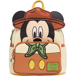 Loungefly Disney Mickey Mouse Adventureland Cosplay Womens Double Strap Shoulder Bag Purse