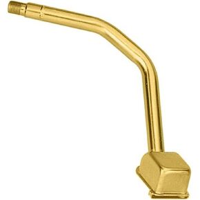 Milodon 18345 Gold Zinc Plated Low Profile Oil Pan Pickup for Small Block Mopar