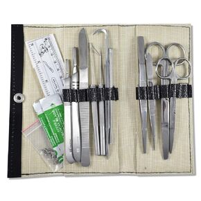 KIT- 5 Comprehensive Dissecting Kit, 3.5" 0.75" 7" 7", Black