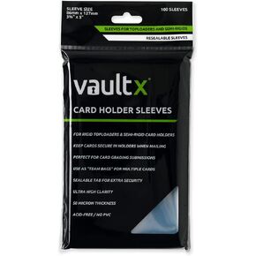 أكمام حامل بطاقات Vault X - حقائب فريق من مادة البولي بروبيلين لحاملات البطاقات العلوية الصلبة وحاملي البطاقات شبه الصلبة (100 قطعة) in Kuwait