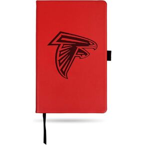 Rico Industries NFL Atlanta Falcons Laser-Engraved Color Notepad, 5.25 x 8.25-inches