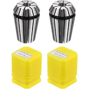 uxcell ER20 Spring Collet, 1/4" Chuck for CNC Engraving Machine Lathe Milling 2pcs
