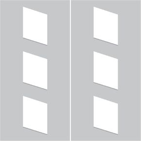 Crosswalk Floor Stencil Kit, Pedestrian/Forklift, Plastic, Made in The USA, PMS226 in Kuwait