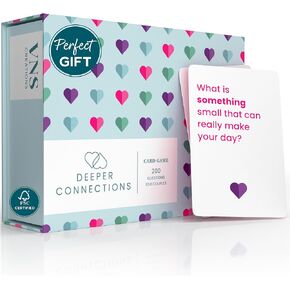 VNS Creations 200 Conversation Couple Games - Card Games for Adults - Games for Couples - Intimate Couples Activities - Games for Couples