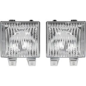 HECASA Pair Turn Signal Light Compatible with 1983-1991 Chevy Chevrolet Blazer C10 C20 G10 Suburban C10 GMC Jimmy Suburban Replacement for GM2520110 GM2521110 Truck Side Corner Marker Lamp Light