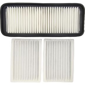 Cabin Air Filter Kit for Kubota 6A671-75090 014520-0804 T1855-71600 Inner Recirculation Outer Roof B3000 B3030 L3240 L3540 L3560 M5040 M5140 M6040 M6060 M7040 RTV1100 SVL75C SVL90C