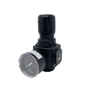 R73G-3AK-RFG : Norgren Excelon R73G Series, 3/8 PTF Ports, knob Adjustment, Relieving Pressure Regulator, with Gauge, 5 to 60psi