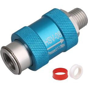 CNBTR Aluminum 1/4"" Thread Pneumatic Flow Control Manual Hand Slide Valve