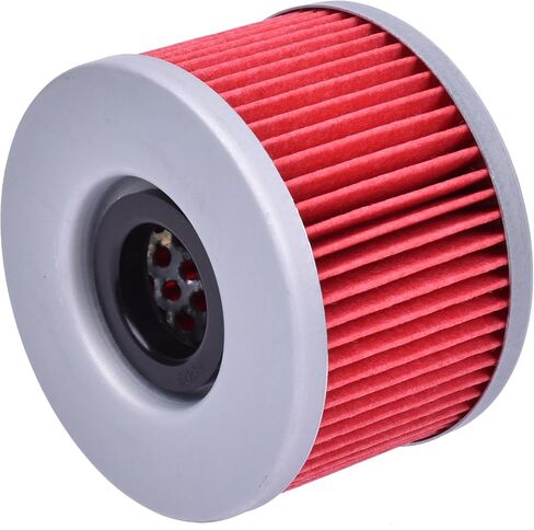 3 PCS KN/HF111 استبدال مرشح الزيت لـ Honda Pioneer SXS700 14-23 RINCON TRX650 TRX680 FORTRAX TRX500 ATV CBR250 CB250 CB400 CM450 CX500 CX500 GL500 GL650 VT250 VTR250 (3PCS RED) in Kuwait