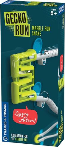 Gecko Run Marble Run Loop Expansion Pack by Thames & Kosmos – Extra Stunt for Vertical Marble Run Starter Set; Fast, No-Mess Setup with Residue-Free Nano-Adhesive Pads for Hours of Creative Play in Saudi Arabia