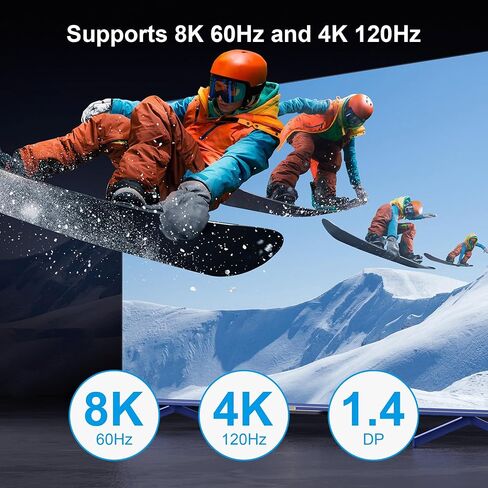 8K@60Hz Displayport USB 3.0 KVM Switch 2 Monitors for 4 Computers 8K@60Hz 4K@144Hz, DP1.4 Dual Monitor Displayport KVM Switch 4 Port with Audio Output and 3 USB 3.0, 8K DP Monitor Switch for 4 PCs in Saudi Arabia