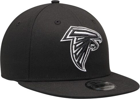 قبعة New Era NFL 9FIFTY باللون الأسود والأبيض قابلة للتعديل مقاس واحد يناسب الجميع in Saudi Arabia