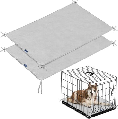 Waterproof Dog Crate Mat with Rope 2 Pack (24’’X18’’) in Saudi Arabia