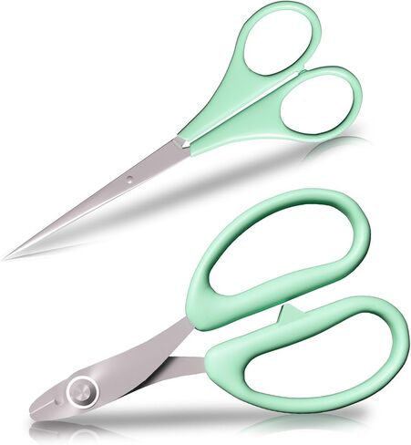2Pcs Craft Scissors, Fondant Sugar Craft Scissor, Multipurpose Fabric Scissors Tool Set Great for Office, Sewing, Arts, School and Home Supplies in Kuwait