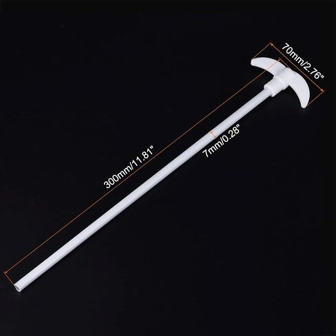 MECCANIXITY PTFE Electric Stirring Rod 620mm Length Overhead Stirrer Mixer Shaft with Foldable Paddle for Lab in Saudi Arabia