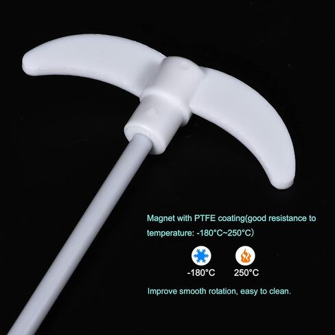 MECCANIXITY PTFE Electric Stirring Rod 620mm Length Overhead Stirrer Mixer Shaft with Foldable Paddle for Lab in Saudi Arabia
